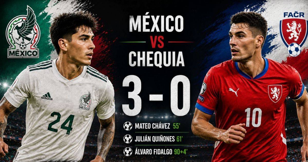 México perfecto en Mundial 2026: golea a Chequia y Ochoa hace historia