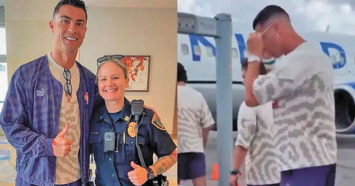 Cristiano Ronaldo desata la locura en el aeropuerto con divertida broma en el Mundial 2026