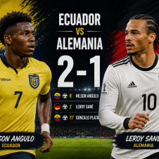 Ecuador logra histórica victoria contra Alemania