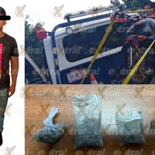 Sujeto detenido con dosis de droga en Oaxtepec