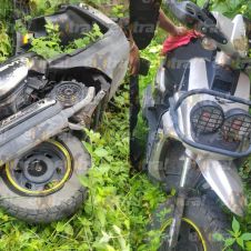 Encuentran motocicleta abandonada en Yecapixtla