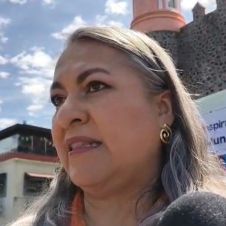 La presidenta de la CDHM, Nadxieelii Carranco Lechuga
