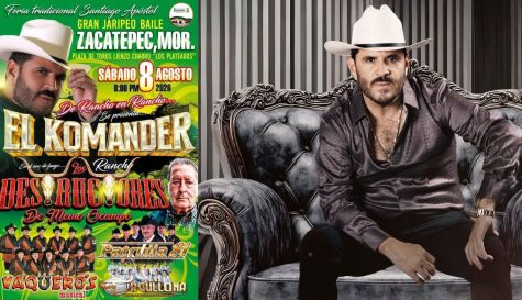 El Komander se presentará en agosto en Zacatepec