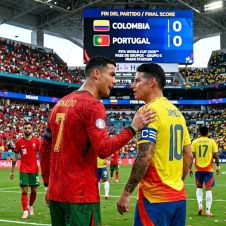 Colombia y Portugal no se hicieron daño