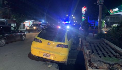 El percance ocurrió la noche de este sábado sobre la carretera Zapata-Zacatepec.