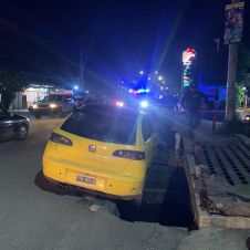 El percance ocurrió la noche de este sábado sobre la carretera Zapata-Zacatepec.