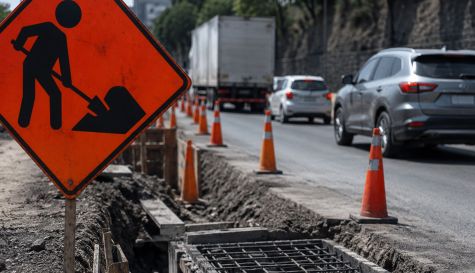 Cierre parcial en autopista México-Cuernavaca por obras este martes