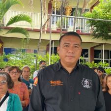 Aldo Francisco Pérez Rendón, secretario general de la Delegación D-262 del Centro de Bachillerato Tecnológico Industrial y de Servicios (CBTIS) 166