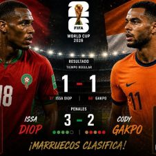 Marruecos echó a los holandeses del Mundial 2026
