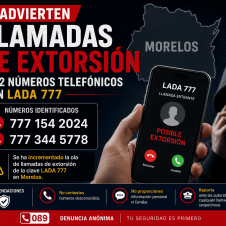 Lada 777 - de dónde es? - Advierten llamadas de extorsión de 2 números telefónicos con lada 777