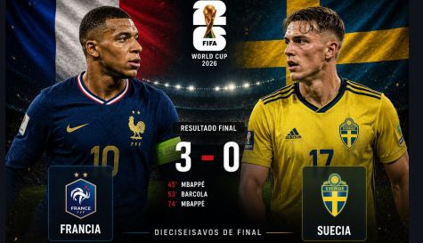 Francia goleó 3-0 a Suecia y ahora enfrentará a Paraguay