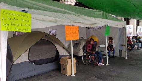 Inician huelga de hambre por ajuste a la tarifa de transporte en Morelos