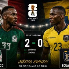 México venció con autoridad a Ecuador