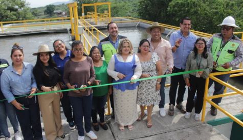 Temixco puso en marcha la rehabilitación electromecánica de la planta de tratamiento de aguas residuales "Mantaro", ubicada en la colonia Campo Verde
