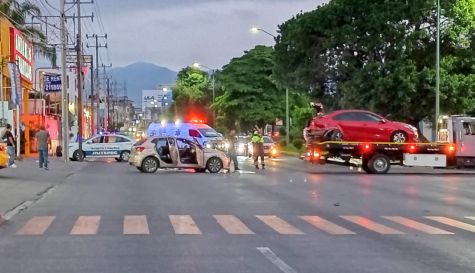 Choque en Paseo Cuauhnáhuac de Jiutepec por exceso de velocidad