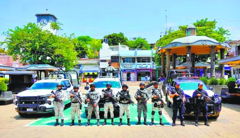 Operativo "Máxima Presencia" refuerza la seguridad en Emiliano Zapata