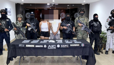 Catean vivienda en Temixco y detienen a pareja con presunta droga