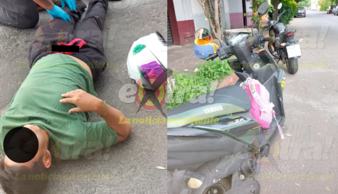 Motociclista resulta lesionado tras choque en Cuautla