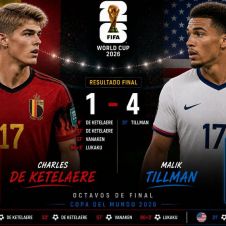 Belgica golea y ya está en cuartos de final