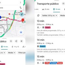 Google Maps integra las rutas del transporte público de Morelos