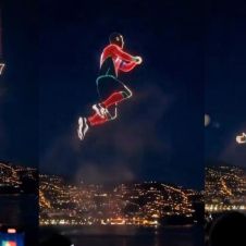 Video viral de Cristiano Ronaldo con drones en Portugal es falso