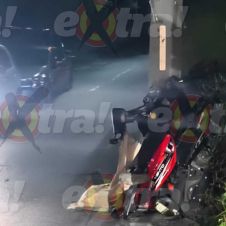 Muere motociclista tras fuerte accidente vial en Zacatepec