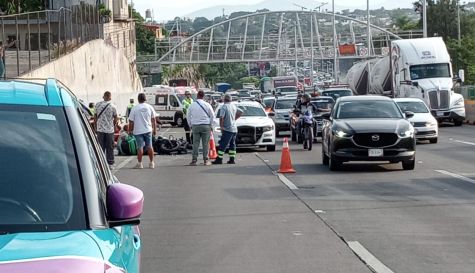 Trágico accidente esta tarde en el Paso Express Cuernavaca