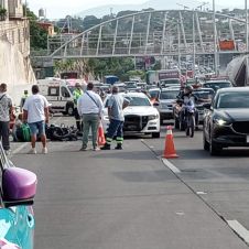 Trágico accidente esta tarde en el Paso Express Cuernavaca