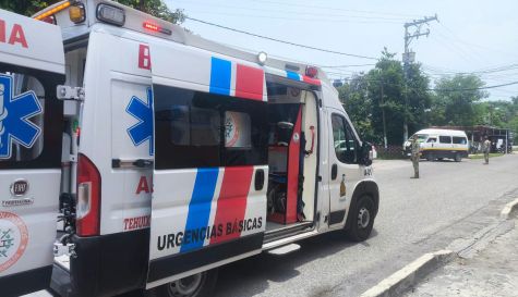Un menor fue atendido tras accidentarse en su motocicleta en el sur de Morelos