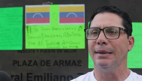 Roberto Carlos Araujo, ciudadano venezolano organizador de la colecta