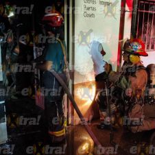 Incendio en su carpintería en Jojutla casi le cuesta la vida a un hombre