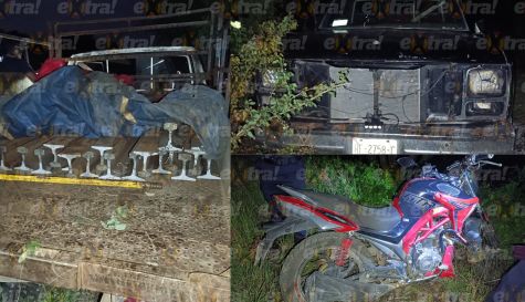 Recuperan 2 camionetas y una moto