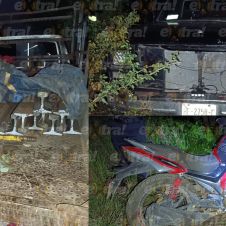 Recuperan 2 camionetas y una moto