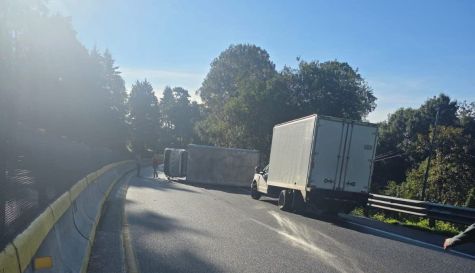 Cierre total en la autopista México-Cuernavaca por doble accidente hoy