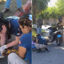 El calzado que portaba la mujer fue un factor determinante para que el incidente no terminara en una tragedia hospitalaria.
