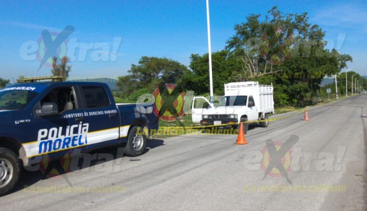 Zona acordonada tras el asesinato de un hombre en la colonia Leopoldo Heredia de Ayala.