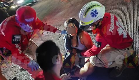 Choque en la avenida Reforma de Cuautla deja una mujer herida