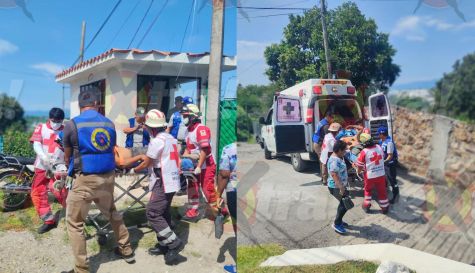 Accidente en Tequesquitengo hoy: Albañil cae a zanja y resulta herido
