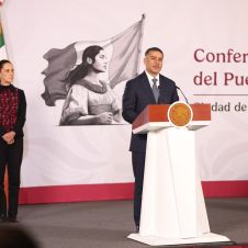 Omar García Harfuch en la mañanera