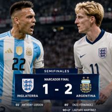 Argentina da la voltereta, vence a Inglaterra y se coloca en la gran final