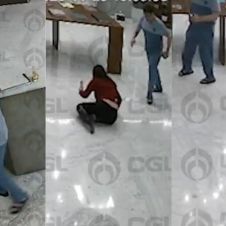 Imágenes de la agresión contra recepcionista del hotel Park Life Paradox