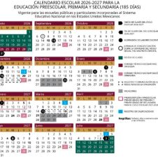 Calendario escolar 2026-2027
