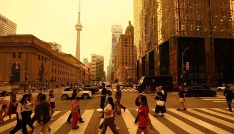 Alertas de aire peligroso por el humo de incendios en Canadá