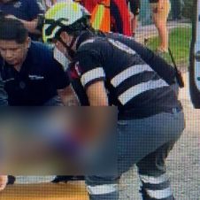 Mujer haitiana lesionada durante sismo en Chiapas Mujer haitiana lesionada durante sismo en Chiapas