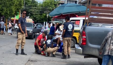 Abuelito atropellado en el sur de Morelos