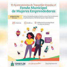 Fondo de Mujeres Emprendedoras en Tepoztlán 2026: Requisitos y fechas