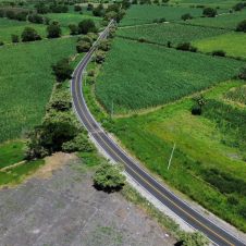 Terminan obra de la carretera en Morelos tramo Chiverías-Puente de Ixtla