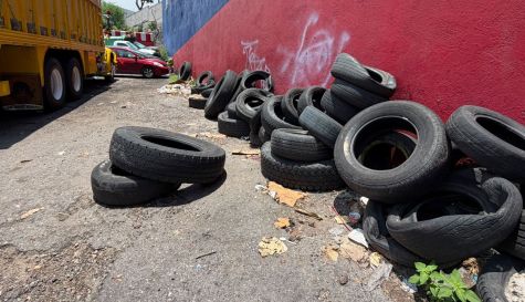 Llantas tiradas pueden ser foco de infección