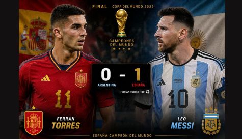 España vence a Argentina por 1-0