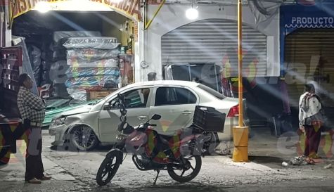 Accidente en Cuautla: Conductor ebrio choca contra colchonería